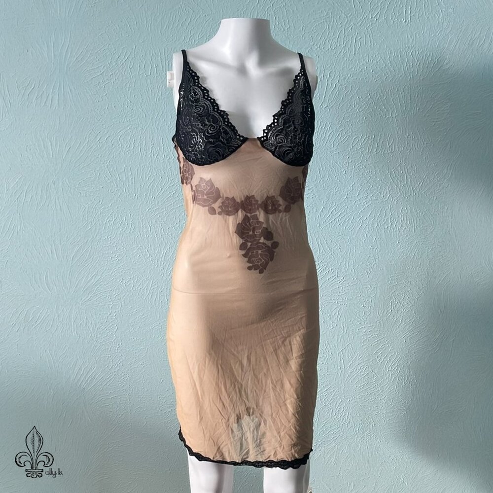 Mapale Nude/Black Nightgown